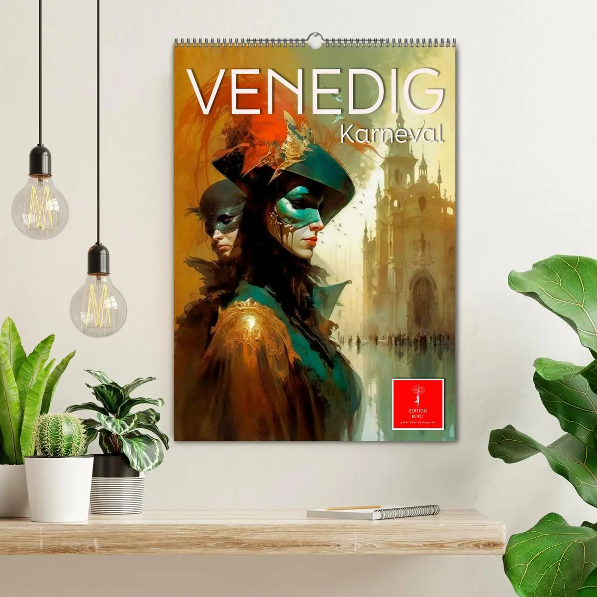 Bild: 9783516328233 | Venedig Karneval (Wandkalender 2026 DIN A2 hoch), CALVENDO...