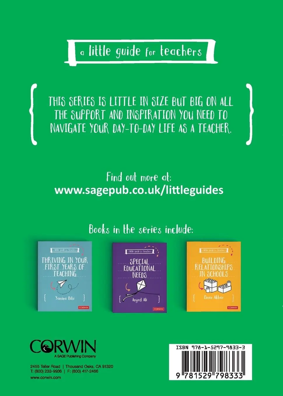 Rückseite: 9781529798333 | A Little Guide for Teachers | Differentiation and Adaptive Teaching