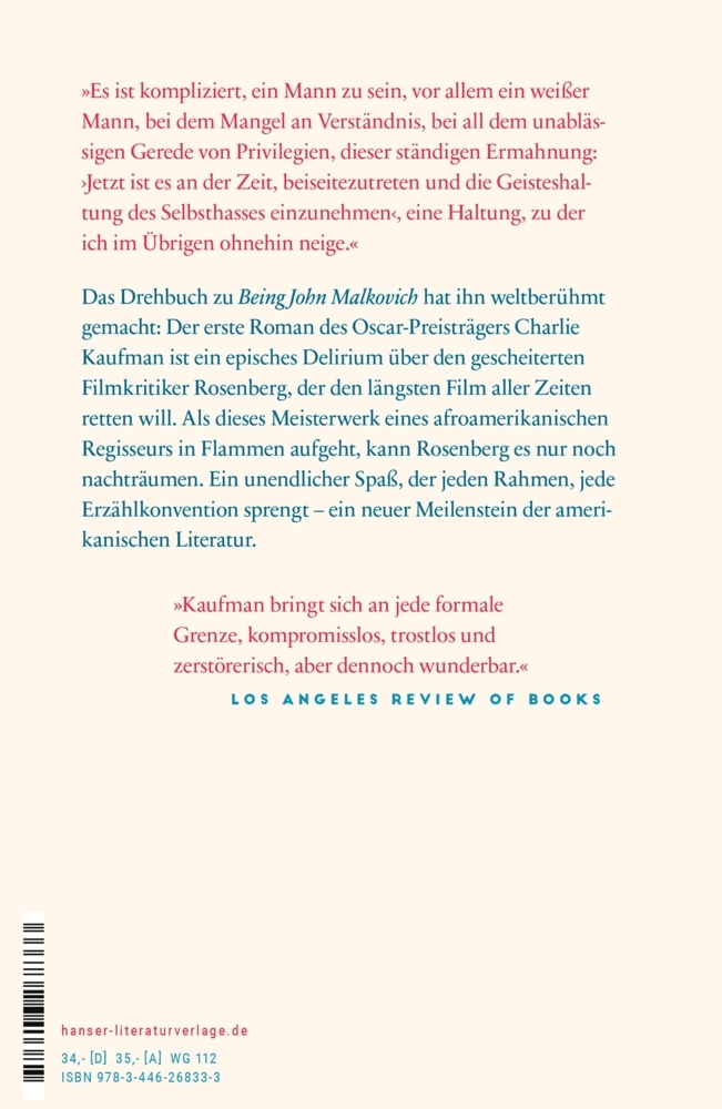 Bild: 9783446268333 | Ameisig | Roman | Charlie Kaufman | Buch | 864 S. | Deutsch | 2021