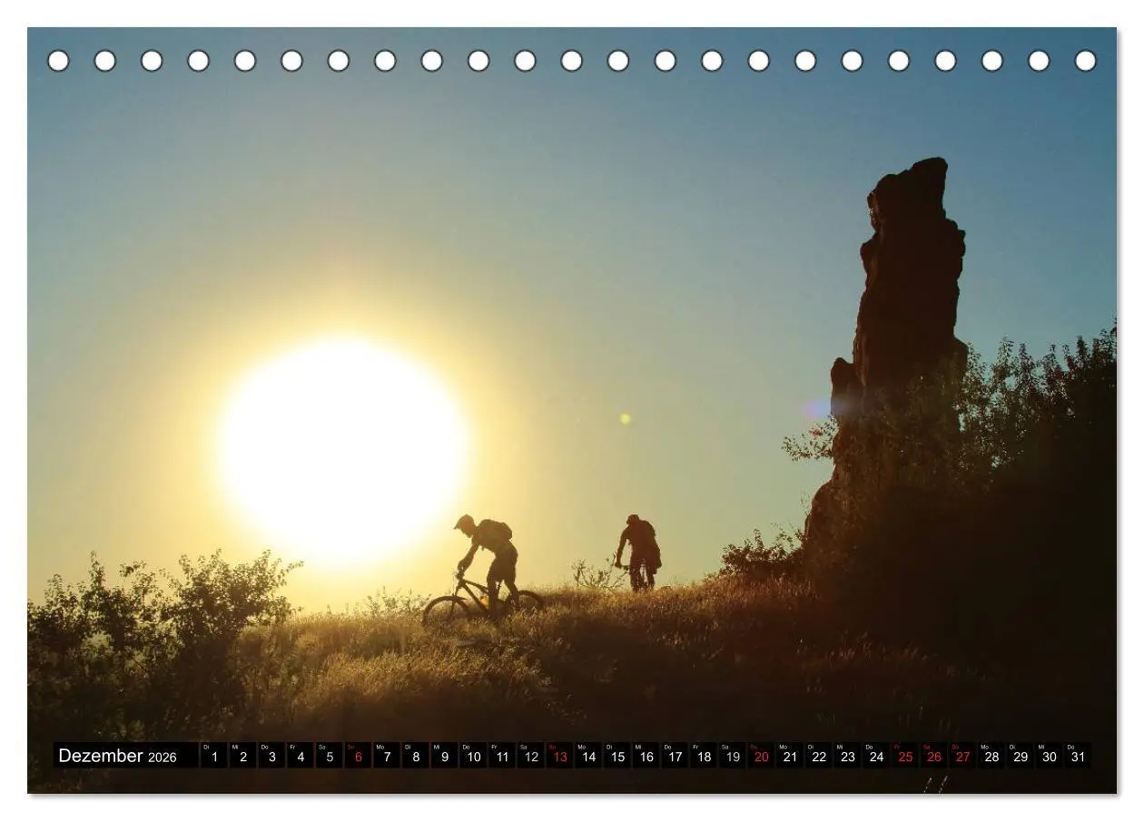 Bild: 9783457848333 | Mountainbike Traumpfade (Tischkalender 2026 DIN A5 quer), CALVENDO...