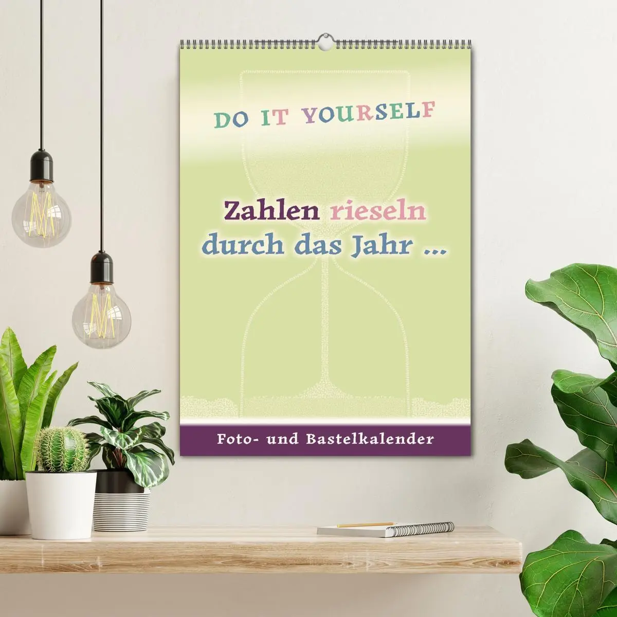 Bild: 9783516248333 | Zahlen rieseln durch das Jahr ... (Wandkalender 2026 DIN A2 hoch),...