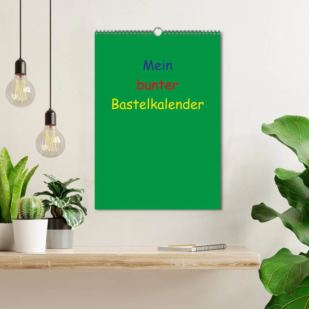 Bild: 9783516488333 | Mein bunter Bastel / Fotokalender (Wandkalender 2026 DIN A3 hoch),...