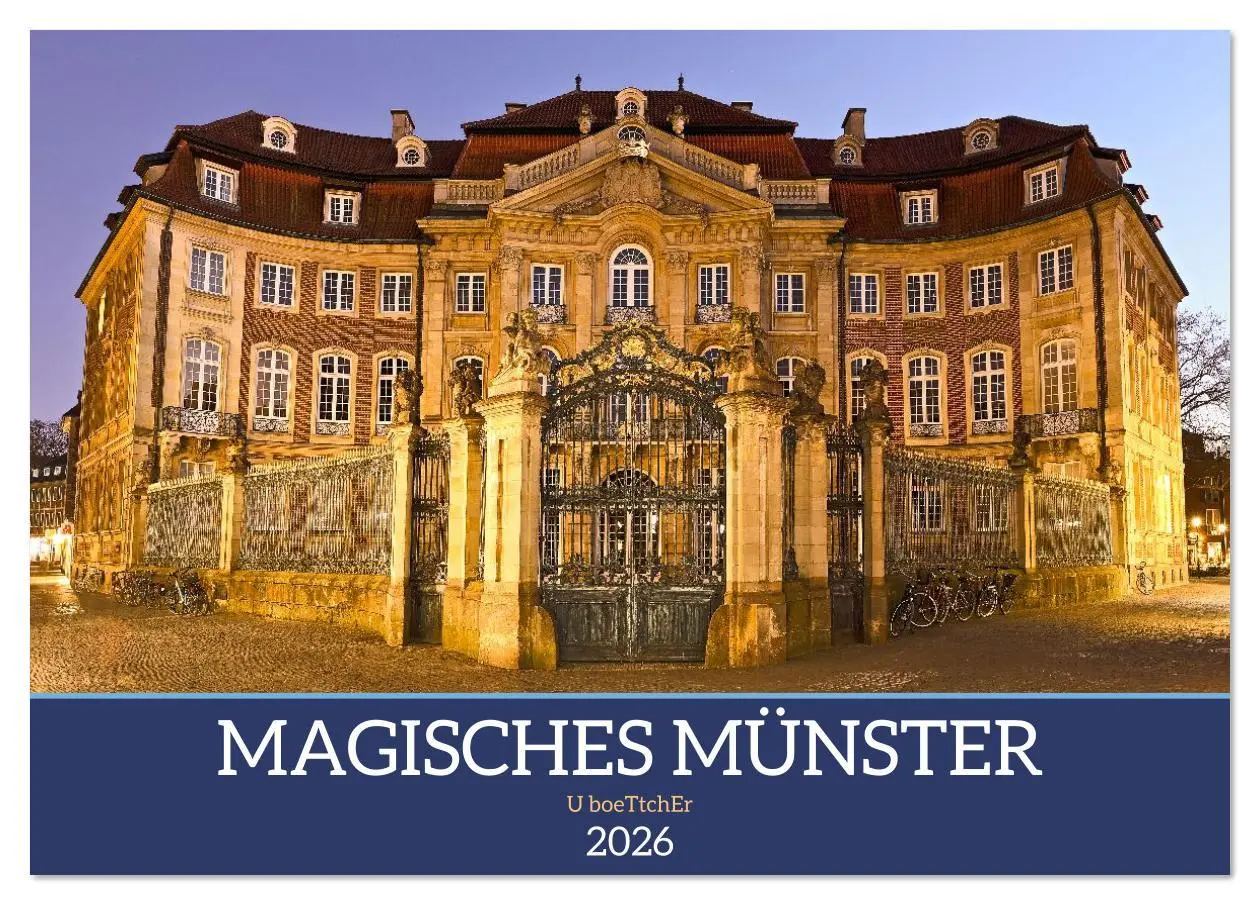 Cover: 9783516628333 | Magisches Münster (Tischkalender 2026 DIN A5 quer), CALVENDO...