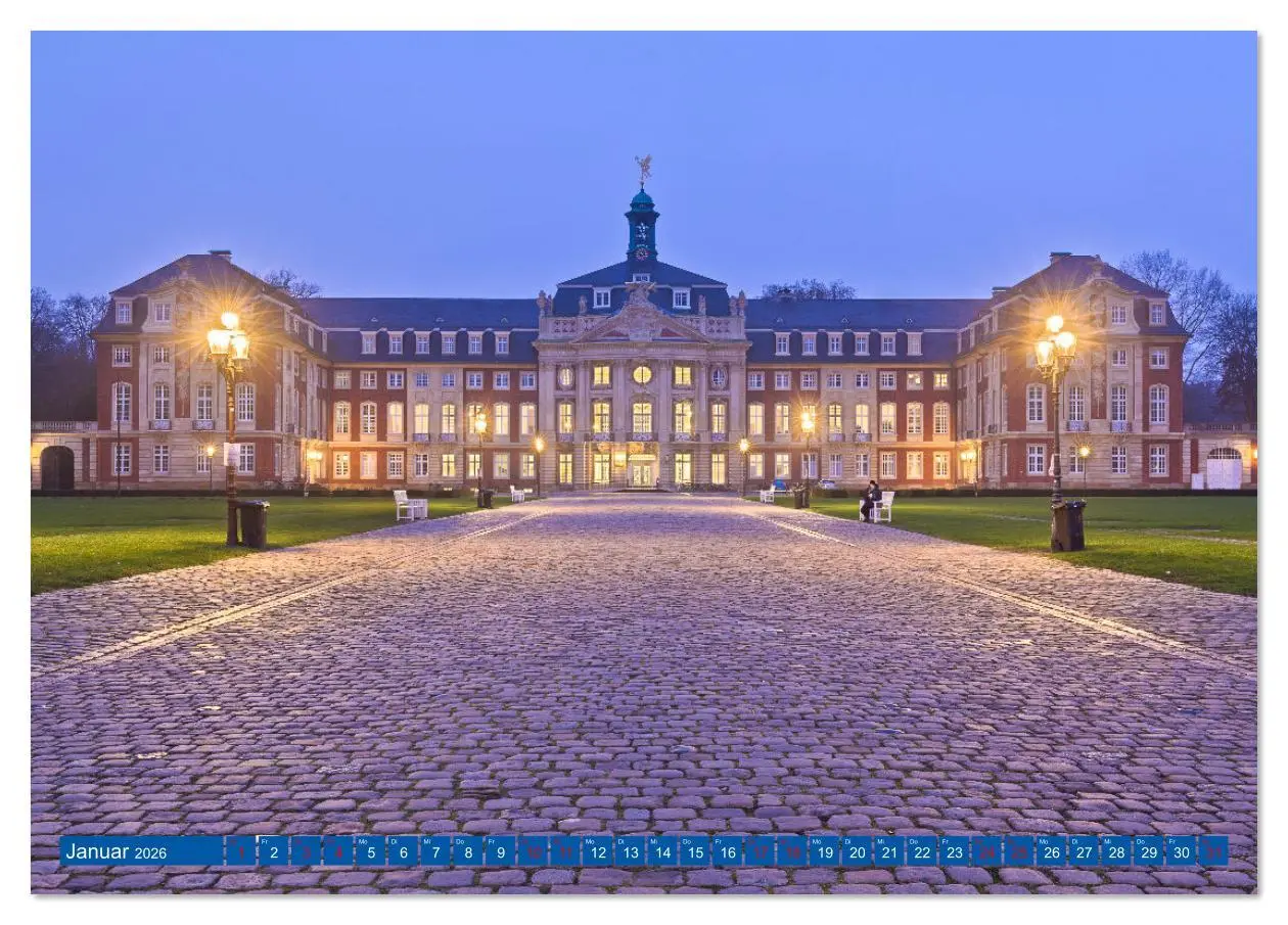 Bild: 9783516628333 | Magisches Münster (Tischkalender 2026 DIN A5 quer), CALVENDO...