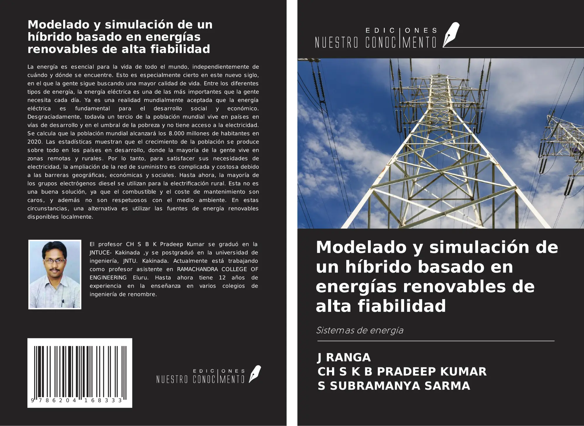 Cover: 9786204168333 | Modelado y simulación de un híbrido basado en energías renovables...