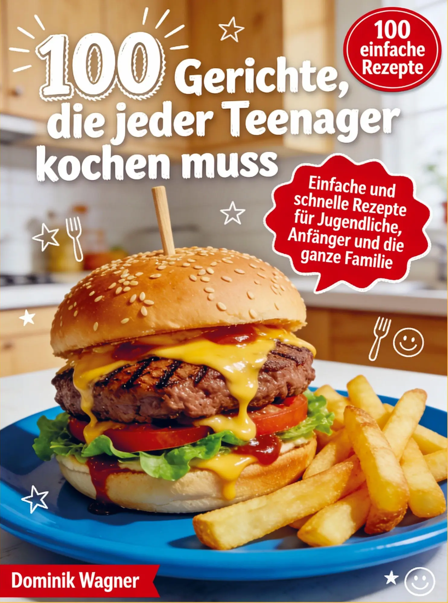Cover: 9789403858333 | 100 Gerichte, die jeder Teenager kochen muss | Dominik Wagner | Buch