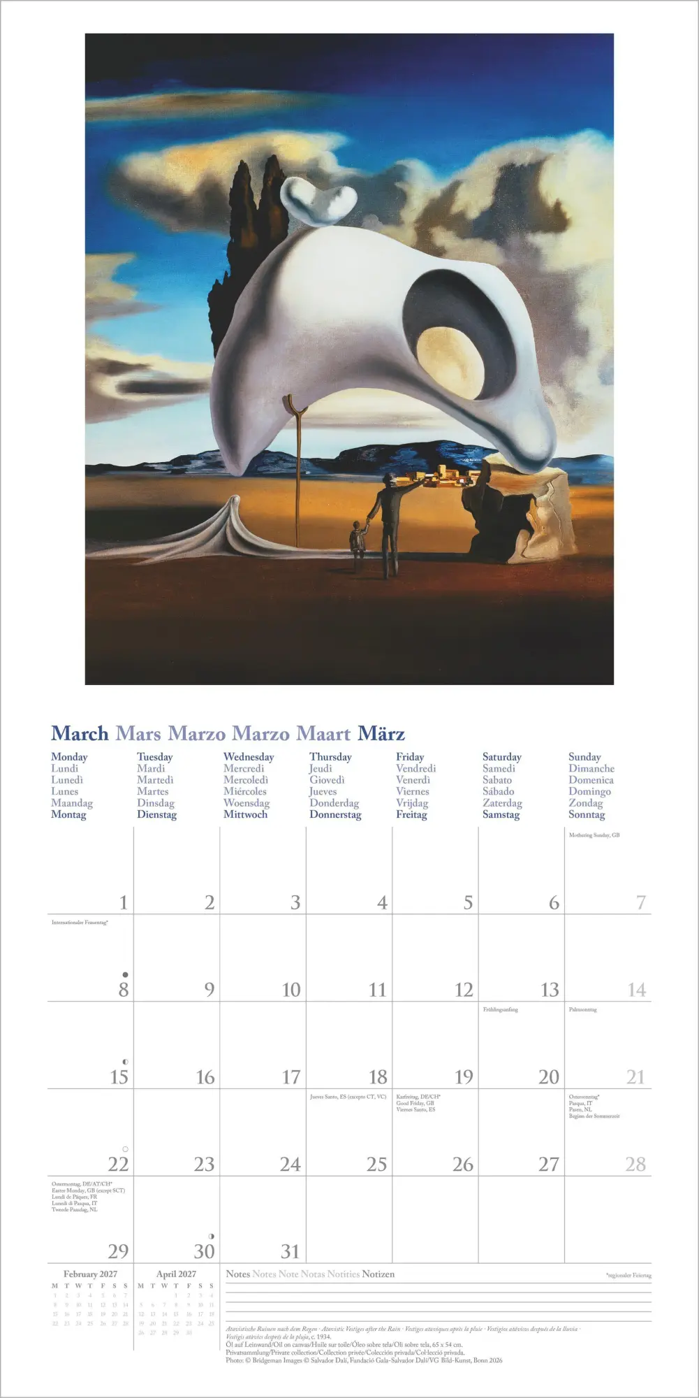 Bild: 4069095018433 | Dali 2027 | Neumann Verlage GmbH &amp; Co KG | Kalender | Neumann Kalender