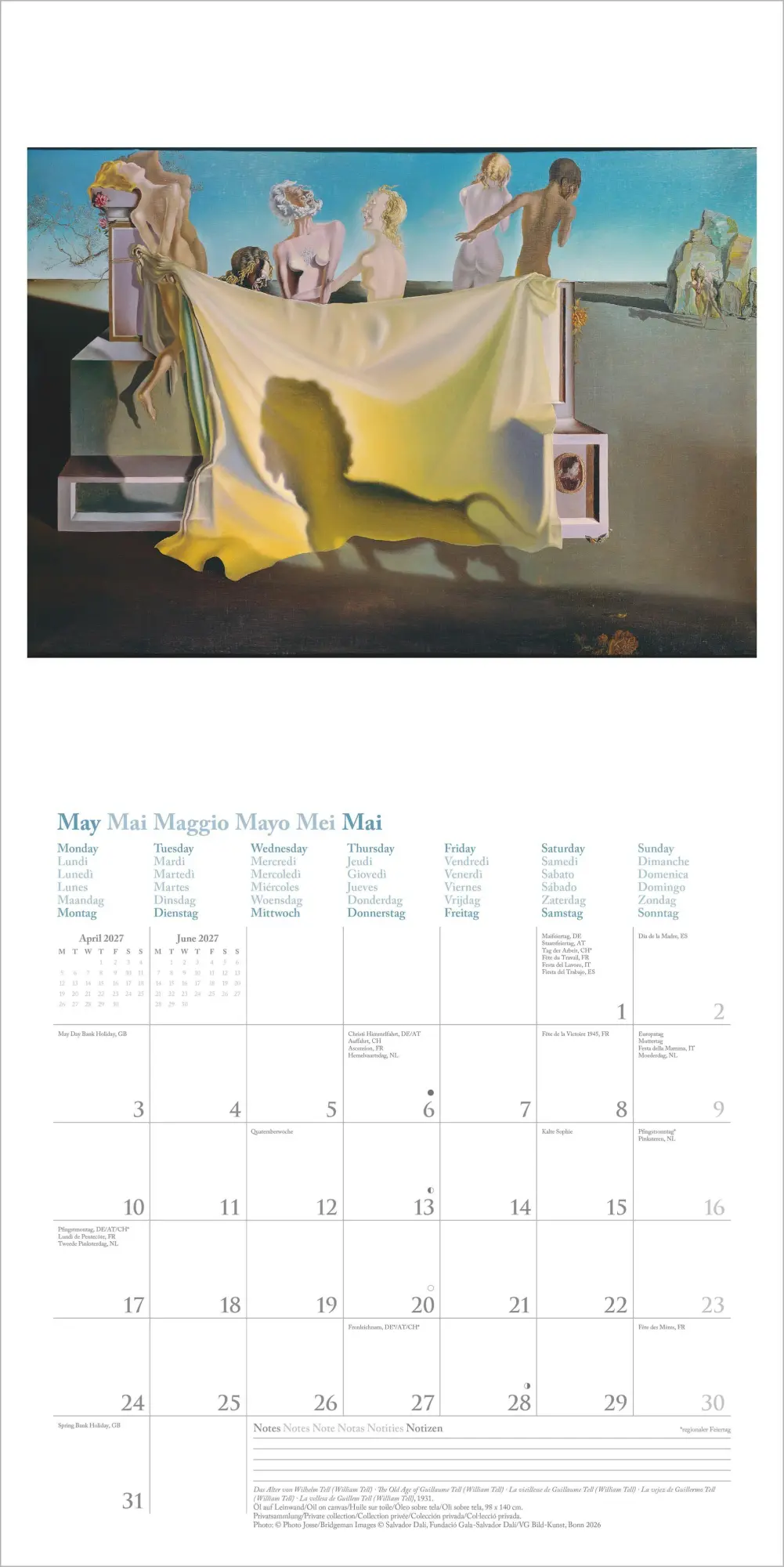 Bild: 4069095018433 | Dali 2027 | Neumann Verlage GmbH &amp; Co KG | Kalender | Neumann Kalender