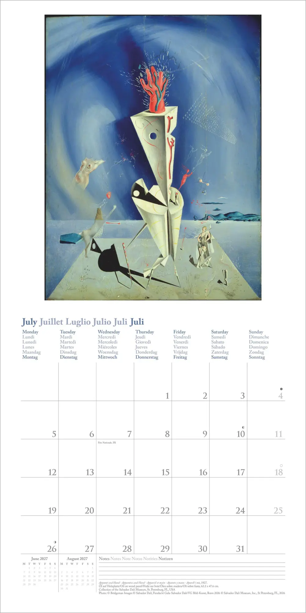 Bild: 4069095018433 | Dali 2027 | Neumann Verlage GmbH &amp; Co KG | Kalender | Neumann Kalender