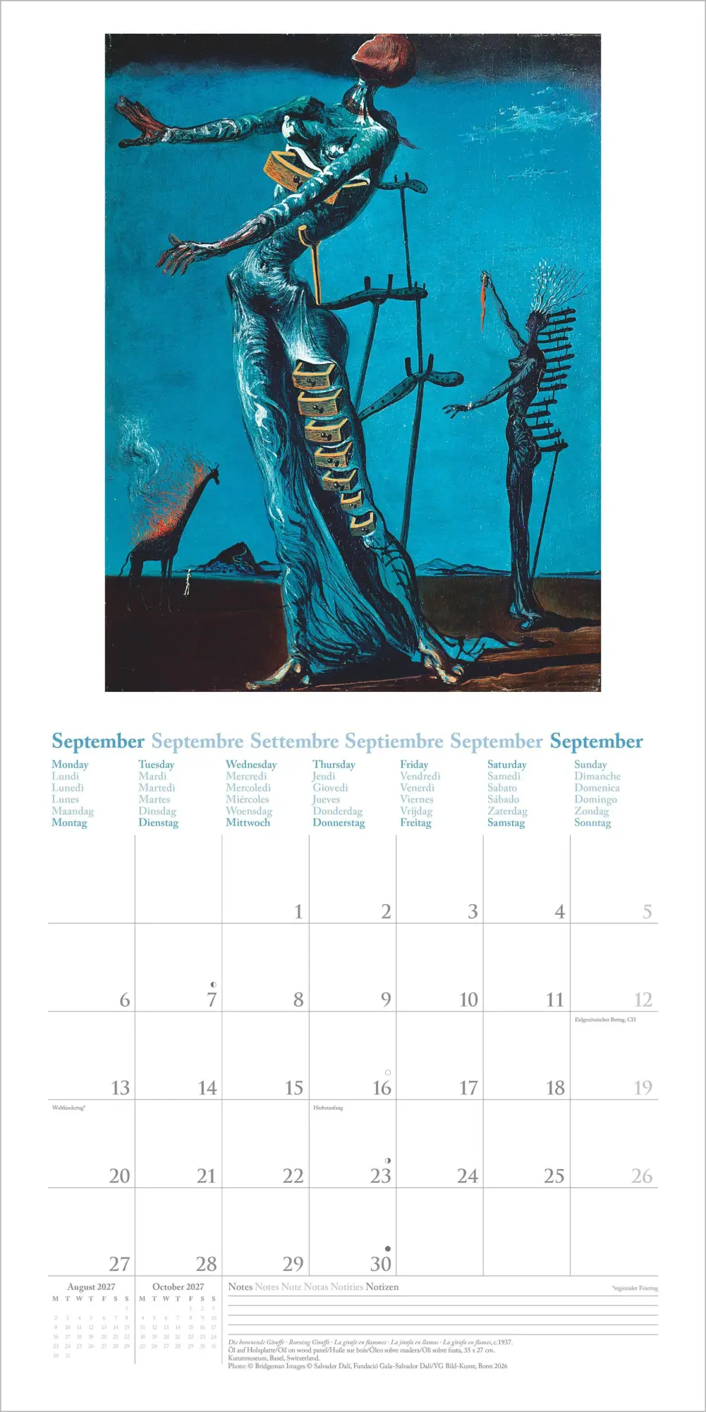 Bild: 4069095018433 | Dali 2027 | Neumann Verlage GmbH &amp; Co KG | Kalender | Neumann Kalender