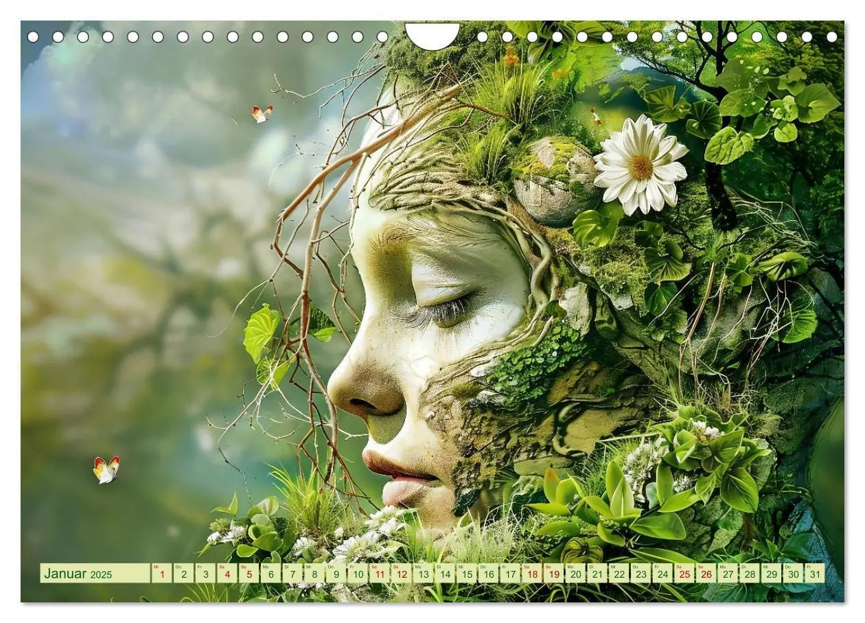 Bild: 9783457148433 | Die vielen Gesichter von Mutter Natur (Wandkalender 2025 DIN A4...