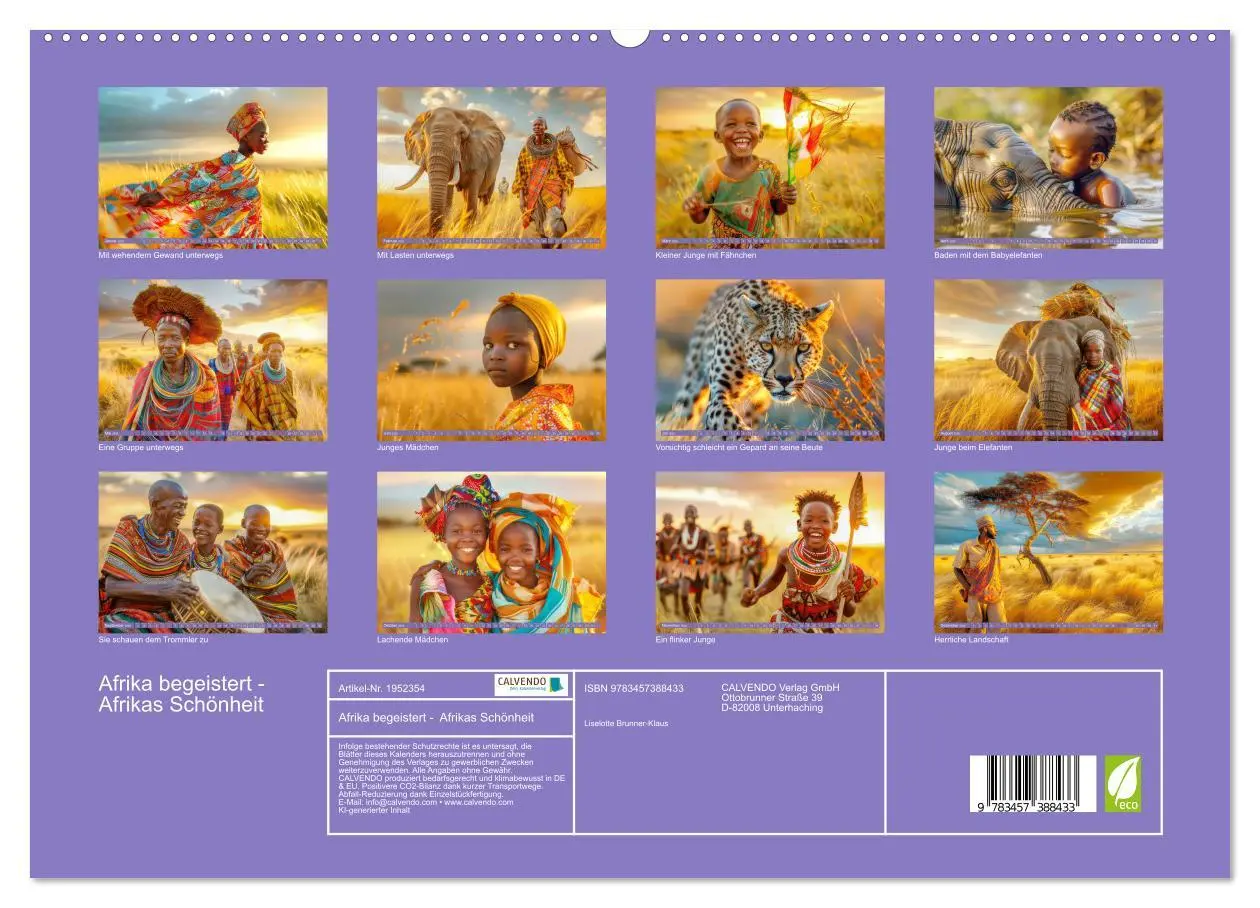 Bild: 9783457388433 | Afrika begeistert - Afrikas Schönheit (hochwertiger Premium...