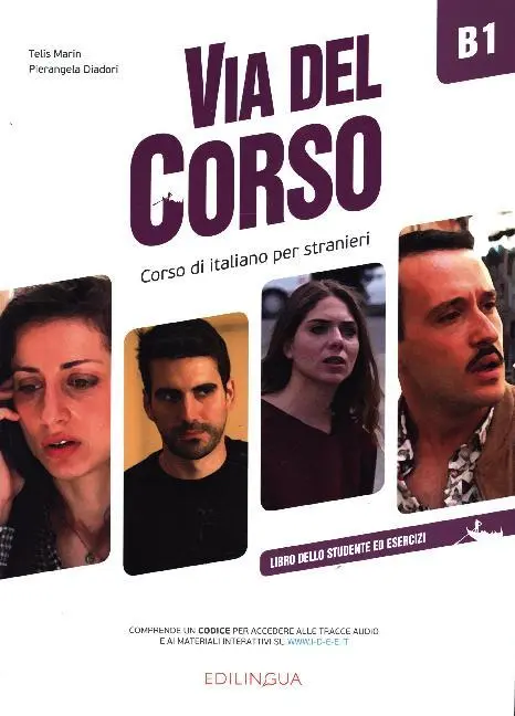 Cover: 9788899358433 | Via del Corso B1 | Libro dello studente ed esercizi + codice i-d-e-e