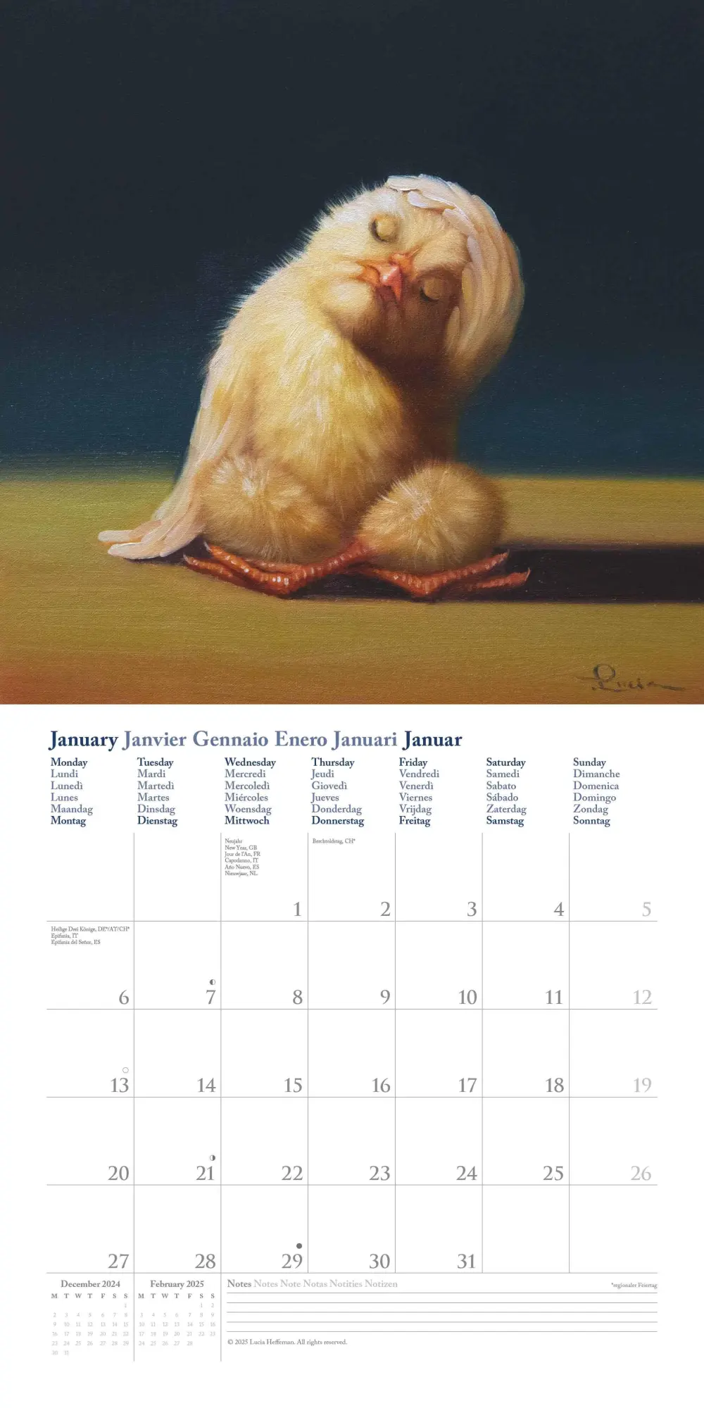 Bild: 4069095008533 | Lucia Heffernan: Yoga Chicks 2026 - Broschürenkalender - mit...