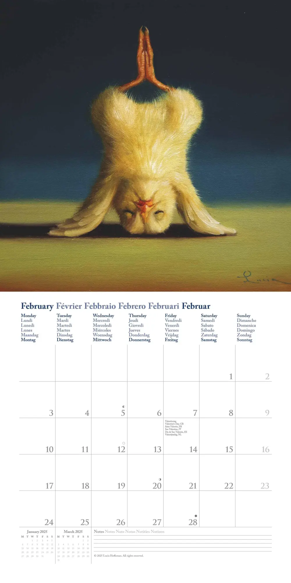 Bild: 4069095008533 | Lucia Heffernan: Yoga Chicks 2026 - Broschürenkalender - mit...