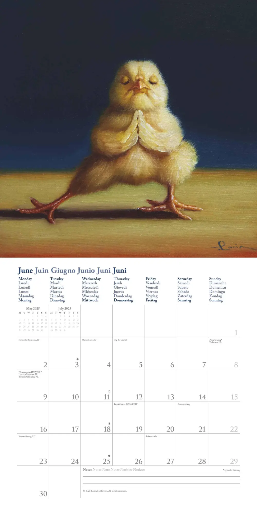 Bild: 4069095008533 | Lucia Heffernan: Yoga Chicks 2026 - Broschürenkalender - mit...