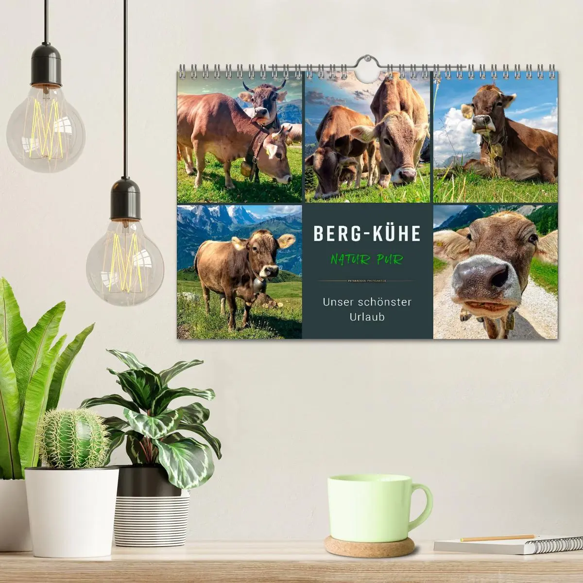 Bild: 9783457688533 | Berg-Kühe, Natur pur - unser schönster Urlaub (Wandkalender 2026...