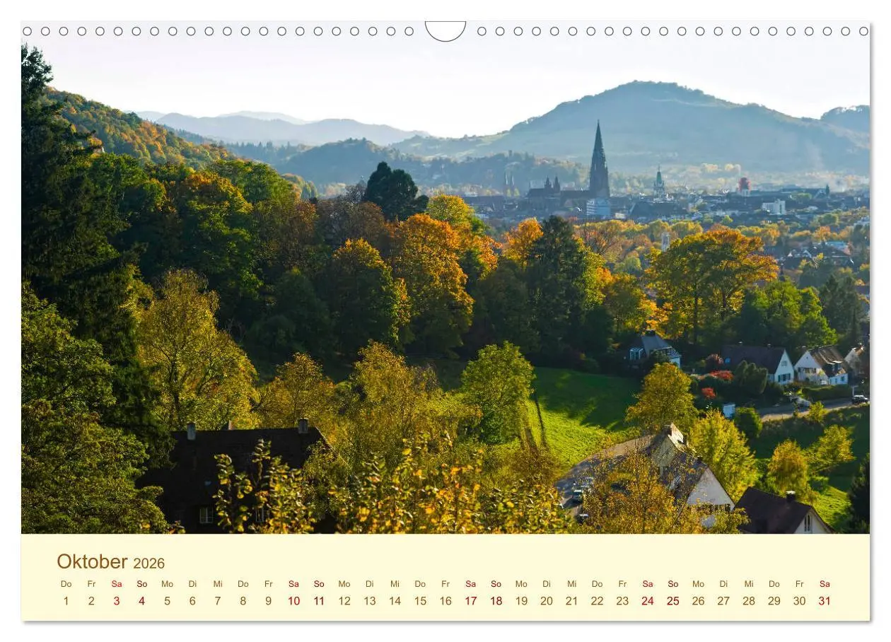 Bild: 9783457758533 | Freiburg Perle im Breisgau (Wandkalender 2026 DIN A3 quer),...