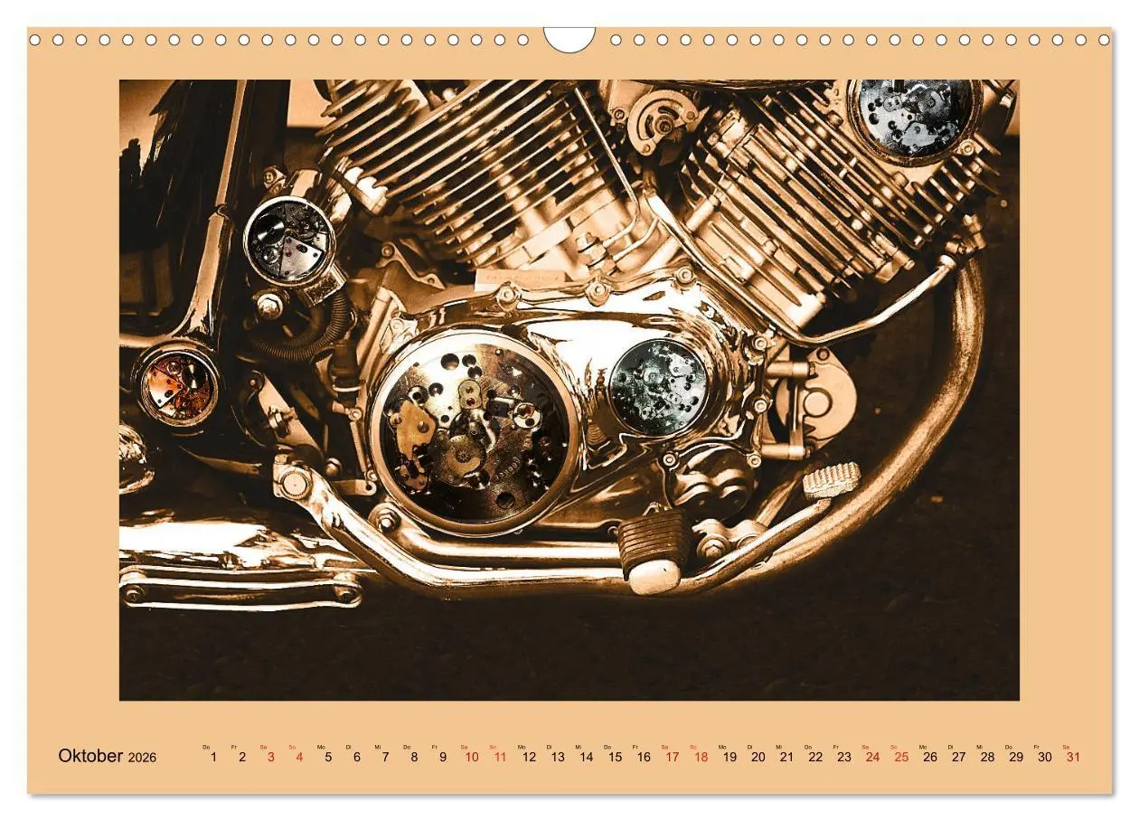 Bild: 9783457828533 | Uhr-Werk-Kunst (Wandkalender 2026 DIN A3 quer), CALVENDO...