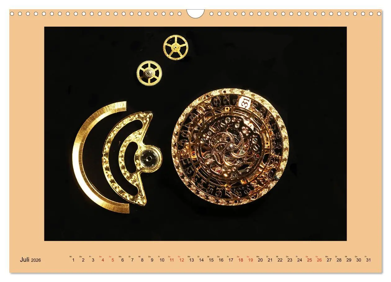 Bild: 9783457828533 | Uhr-Werk-Kunst (Wandkalender 2026 DIN A3 quer), CALVENDO...
