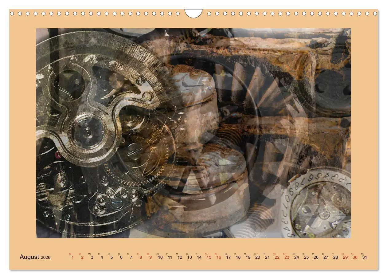 Bild: 9783457828533 | Uhr-Werk-Kunst (Wandkalender 2026 DIN A3 quer), CALVENDO...