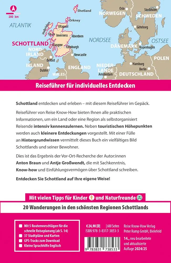 Rückseite: 9783831738533 | Reise Know-How Reiseführer Schottland | Anton Braun (u. a.) | Buch