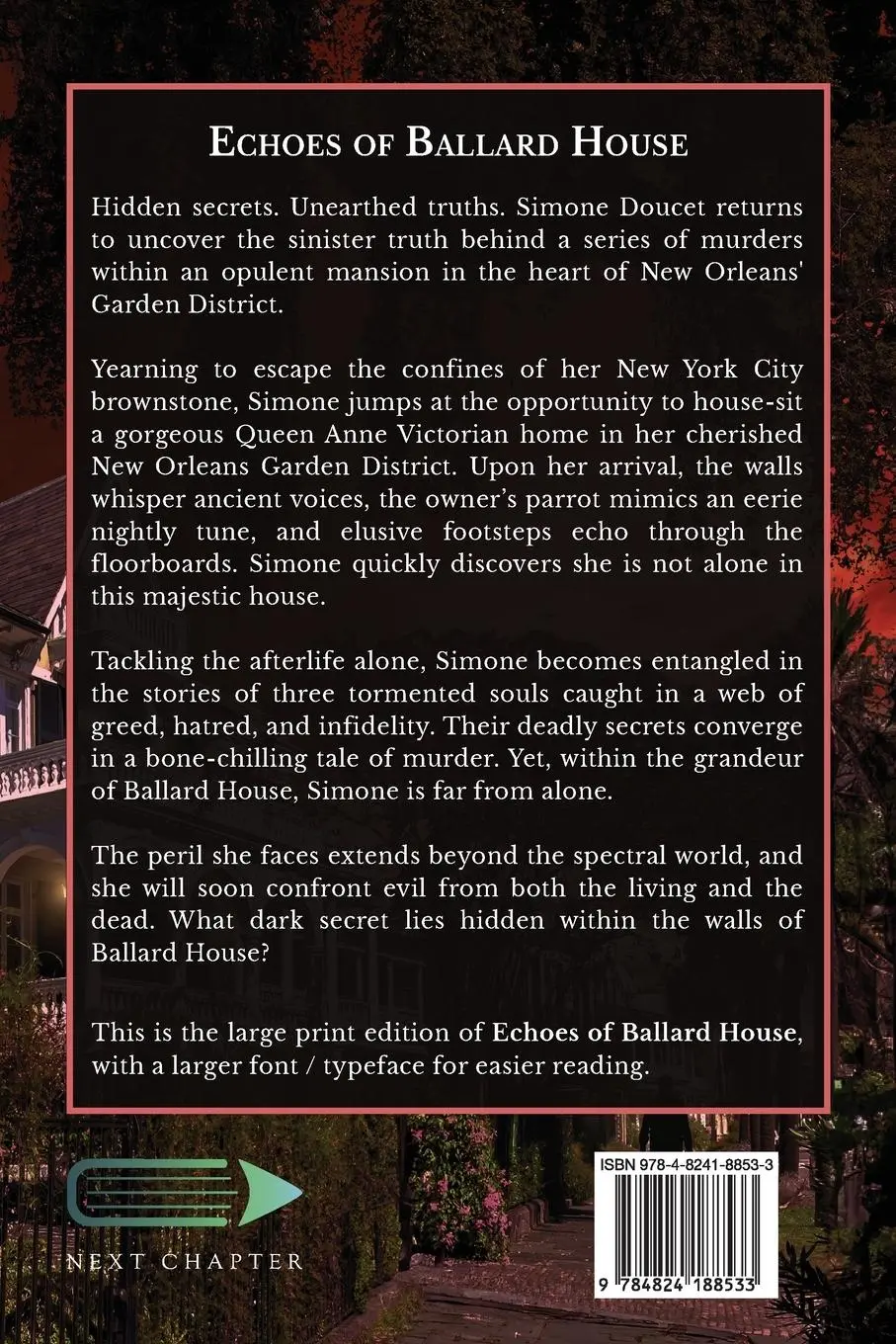 Rückseite: 9784824188533 | Echoes of Ballard House | E. Denise Billups | Taschenbuch | Englisch