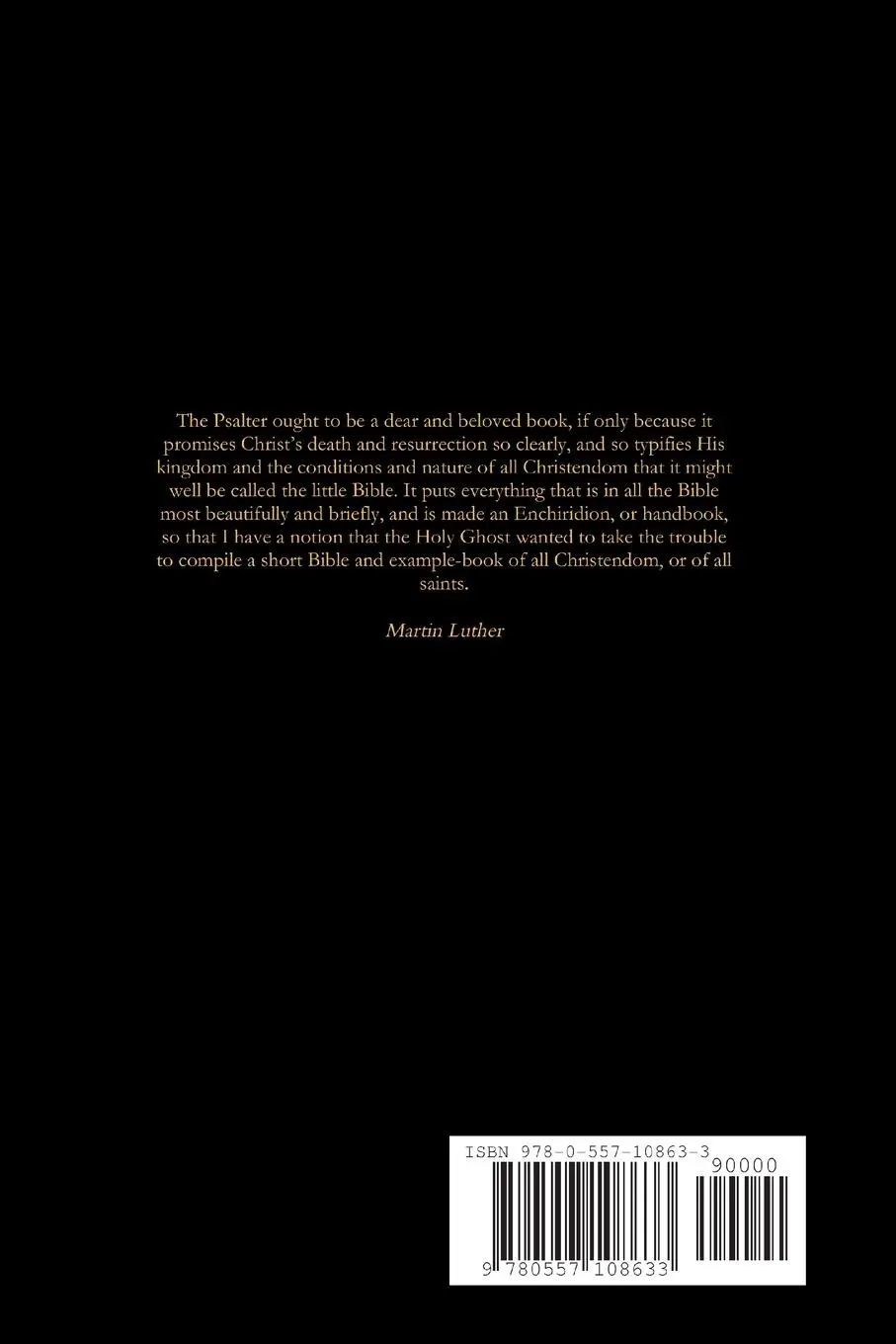 Rückseite: 9780557108633 | The Book of Psalms in English &amp; Latin | Latif Haki Gaba | Taschenbuch