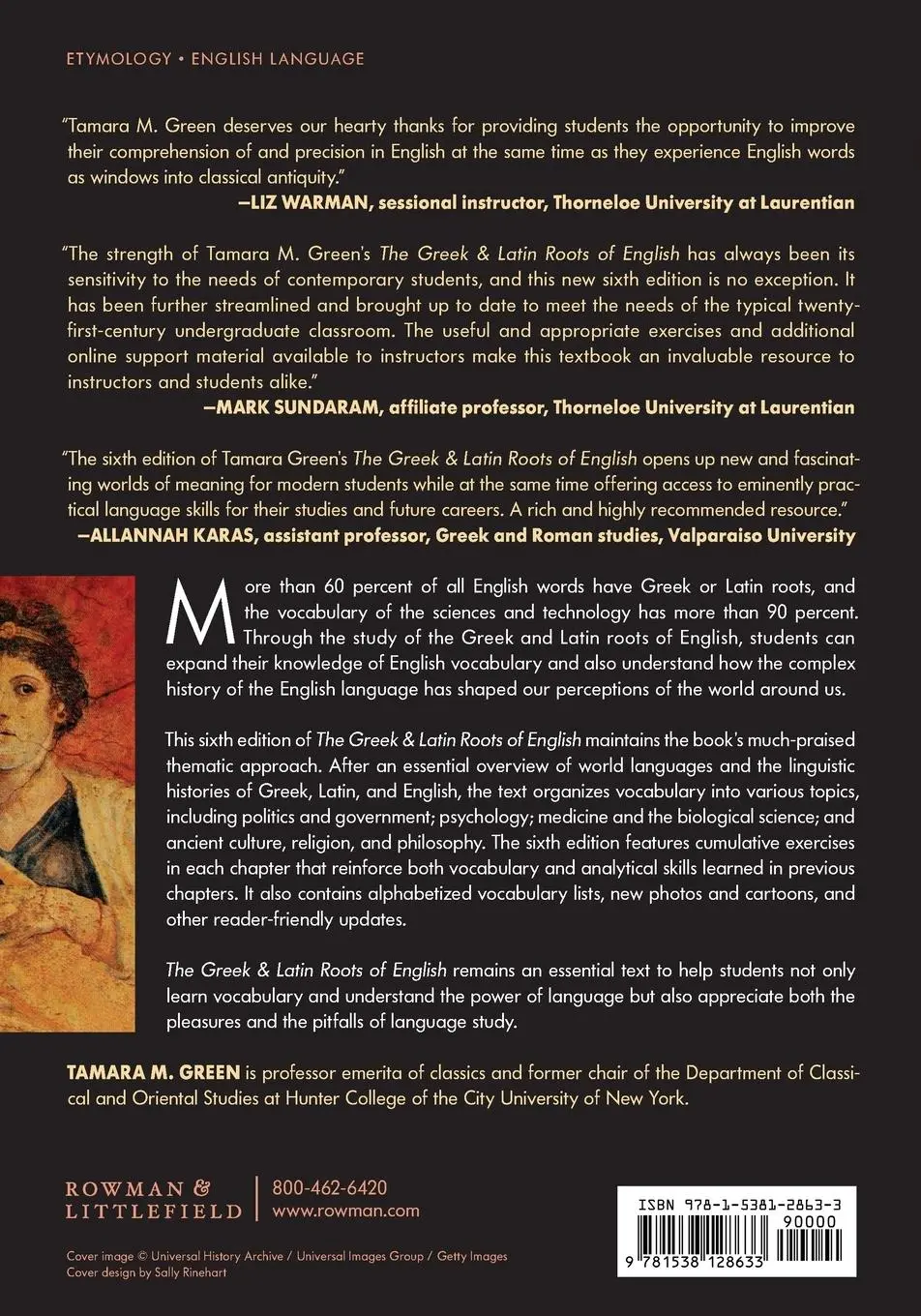 Rückseite: 9781538128633 | The Greek &amp; Latin Roots of English | Tamara M. Green | Taschenbuch