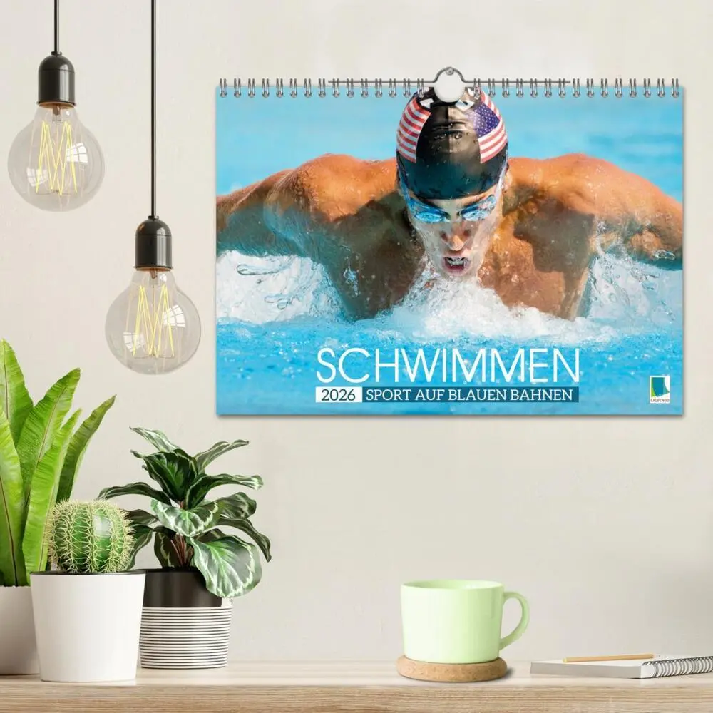 Bild: 9783457368633 | Schwimmen: Sport auf blauen Bahnen (Wandkalender 2026 DIN A4 quer),...