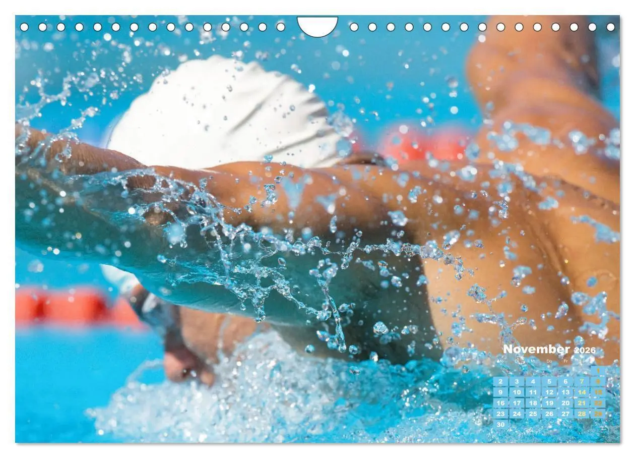 Bild: 9783457368633 | Schwimmen: Sport auf blauen Bahnen (Wandkalender 2026 DIN A4 quer),...