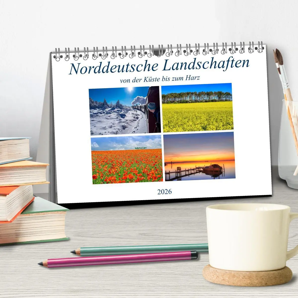 Bild: 9783457818633 | Norddeutsche Landschaften (Tischkalender 2026 DIN A5 quer),...