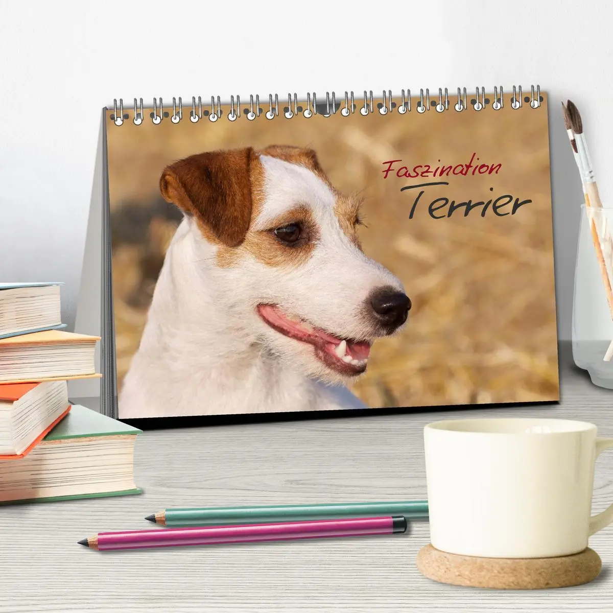Bild: 9783516078633 | Faszination Terrier (Tischkalender 2026 DIN A5 quer), CALVENDO...