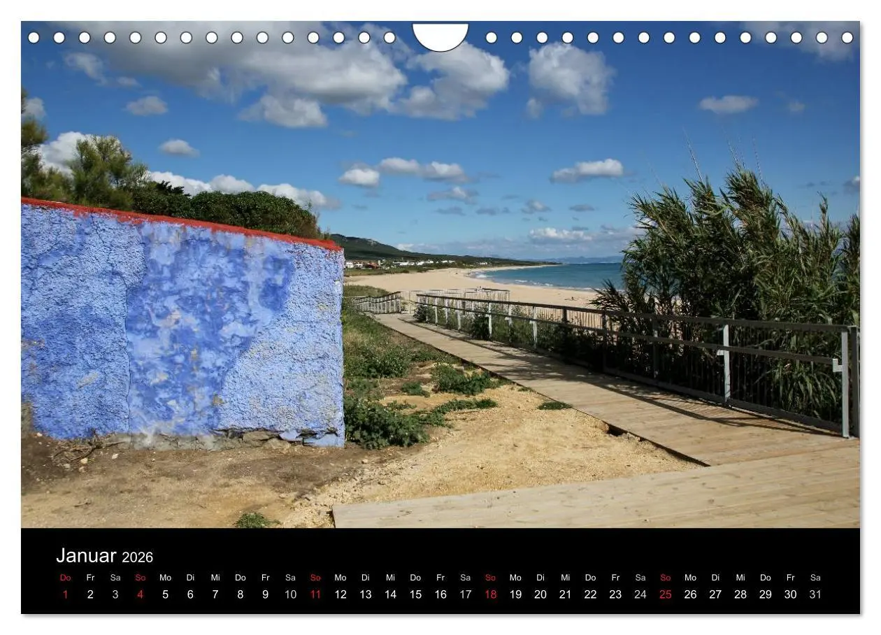 Bild: 9783516218633 | Tarifa - Andalusien (Wandkalender 2026 DIN A4 quer), CALVENDO...