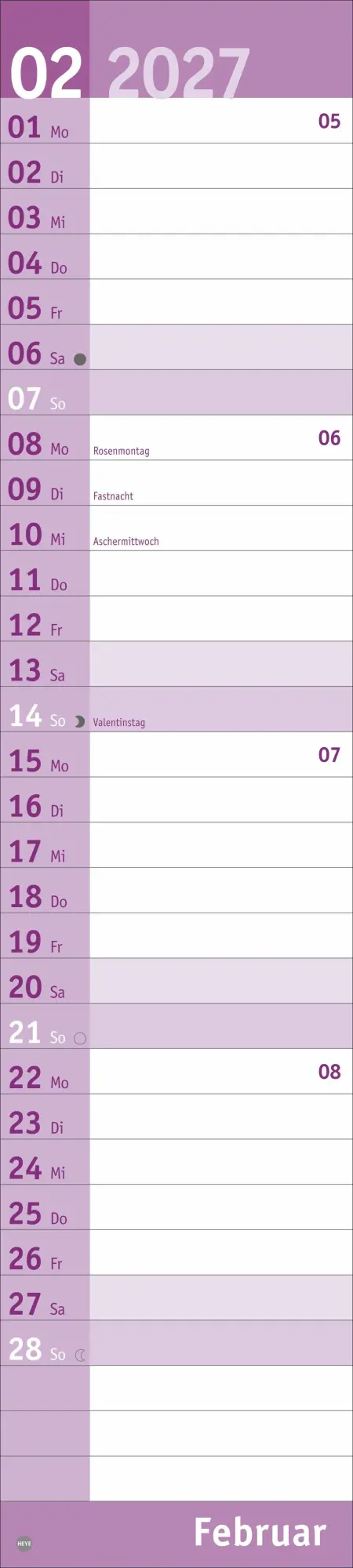 Bild: 9783756418633 | Basic Langplaner 2027 | Kalender | 14 S. | Deutsch | 2027 | Heye