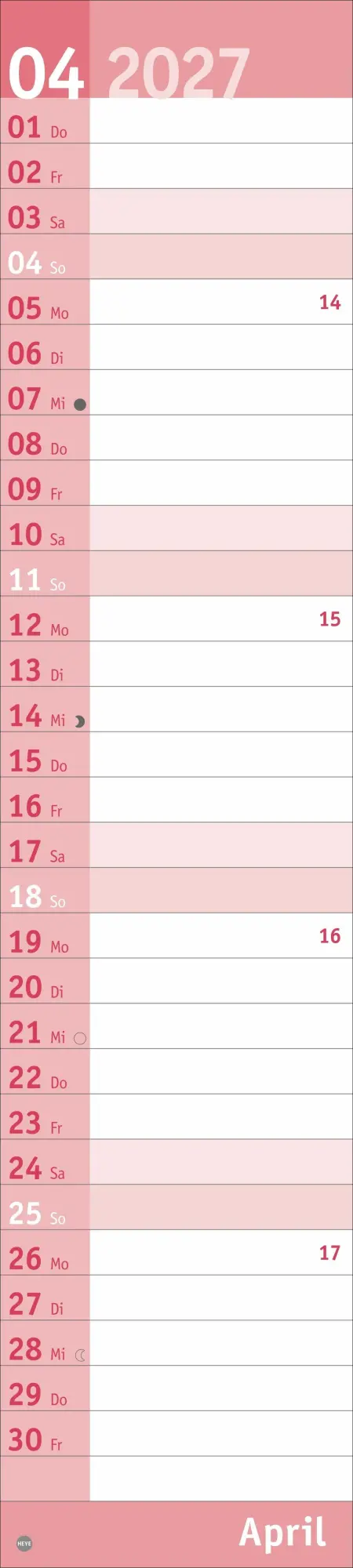 Bild: 9783756418633 | Basic Langplaner 2027 | Kalender | 14 S. | Deutsch | 2027 | Heye