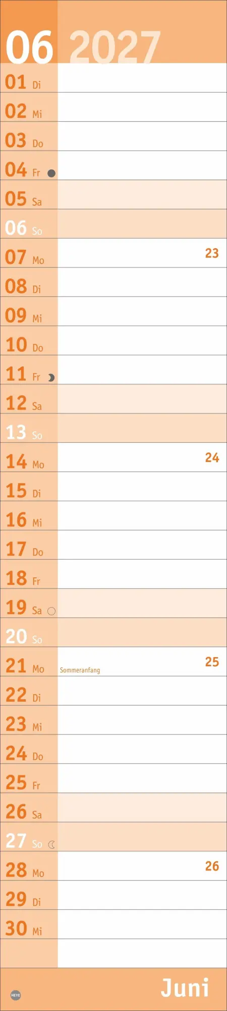 Bild: 9783756418633 | Basic Langplaner 2027 | Kalender | 14 S. | Deutsch | 2027 | Heye