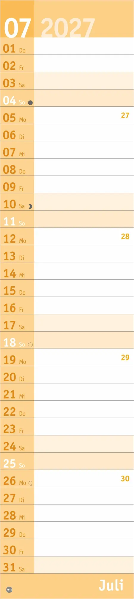 Bild: 9783756418633 | Basic Langplaner 2027 | Kalender | 14 S. | Deutsch | 2027 | Heye