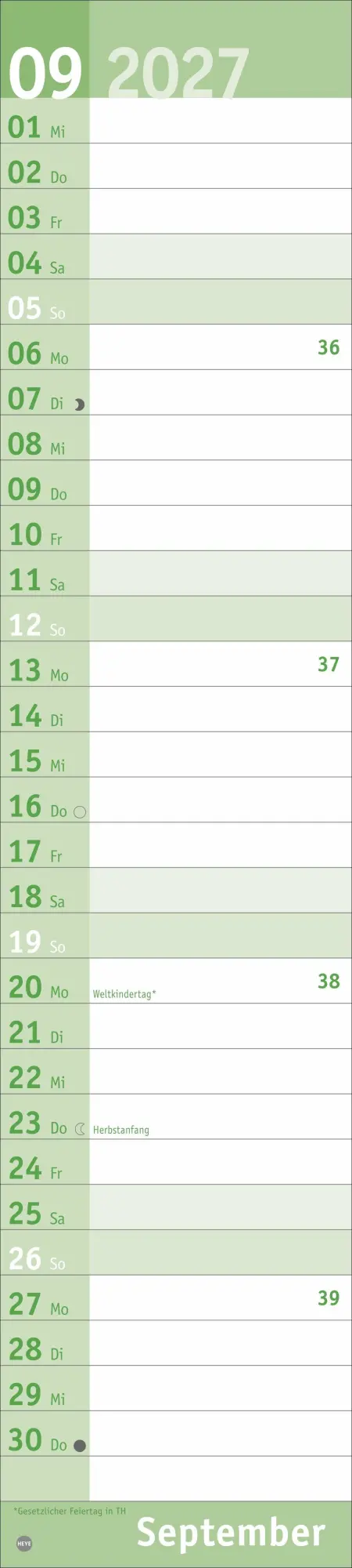 Bild: 9783756418633 | Basic Langplaner 2027 | Kalender | 14 S. | Deutsch | 2027 | Heye
