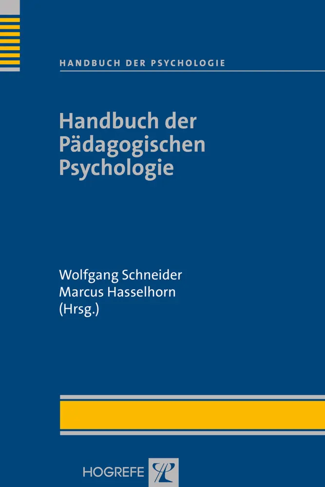 Cover: 9783801718633 | Handbuch der Pädagogischen Psychologie | Marcus Hasselhorn (u. a.)