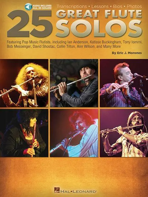 Cover: 9781495008733 | 25 Great Flute Solos: Transcriptions * Lessons * BIOS * Photos | Buch