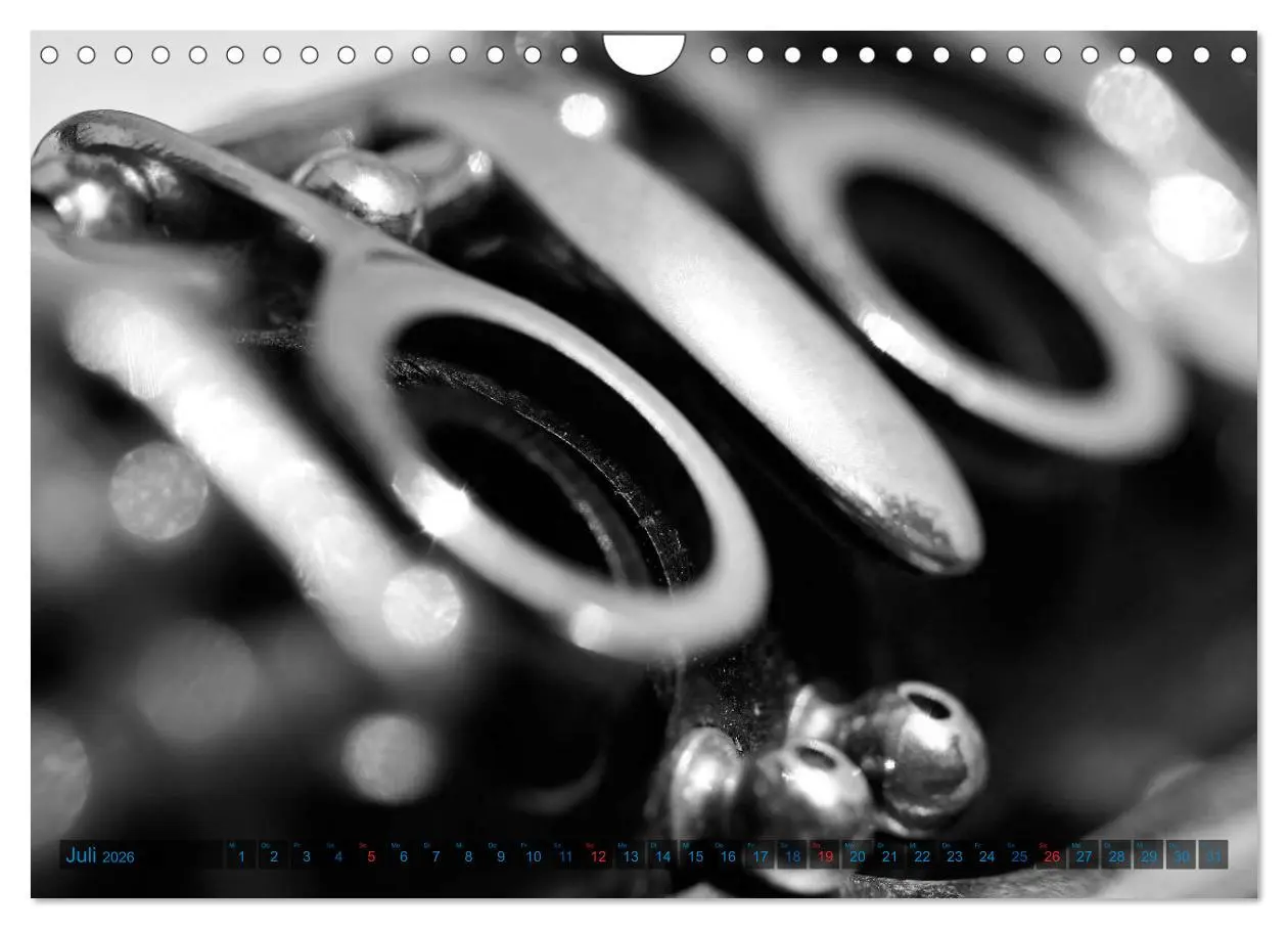 Bild: 9783457978733 | Klarinette - close up (Wandkalender 2026 DIN A4 quer), CALVENDO...