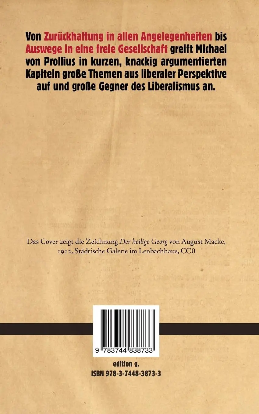 Rückseite: 9783744838733 | Attack Titans | Mut zur Freiheit | Michael Von Prollius | Taschenbuch