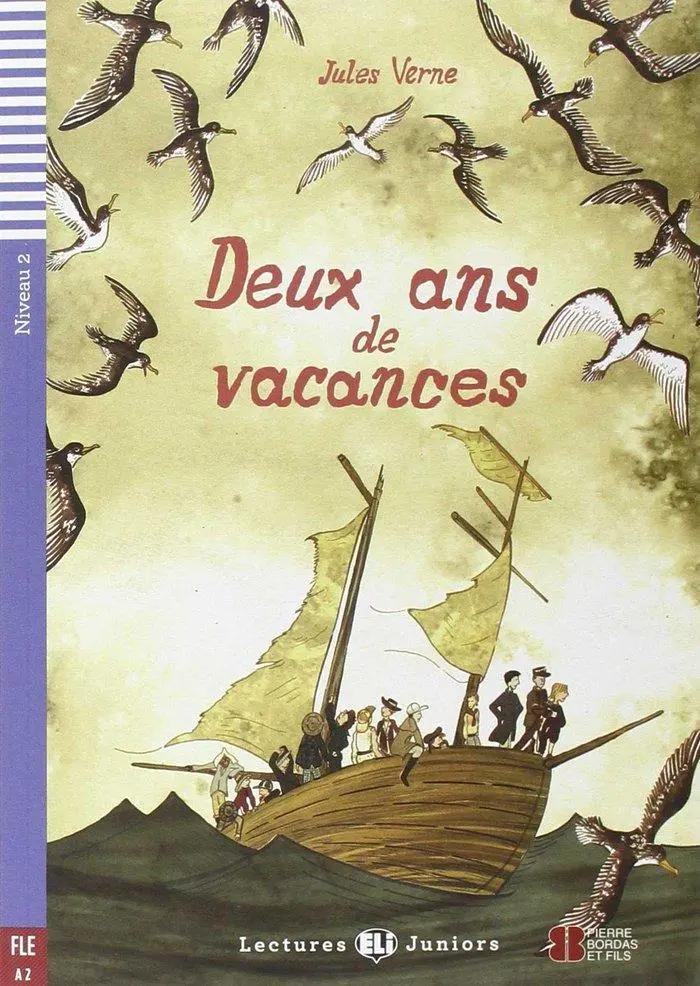 Cover: 9788853618733 | Teen ELI Readers - French | Deux ans de vacances + downloadable audio