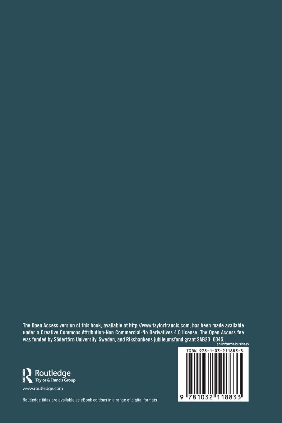 Rückseite: 9781032118833 | Critical Dementia Studies | An Introduction | Richard Ward (u. a.)