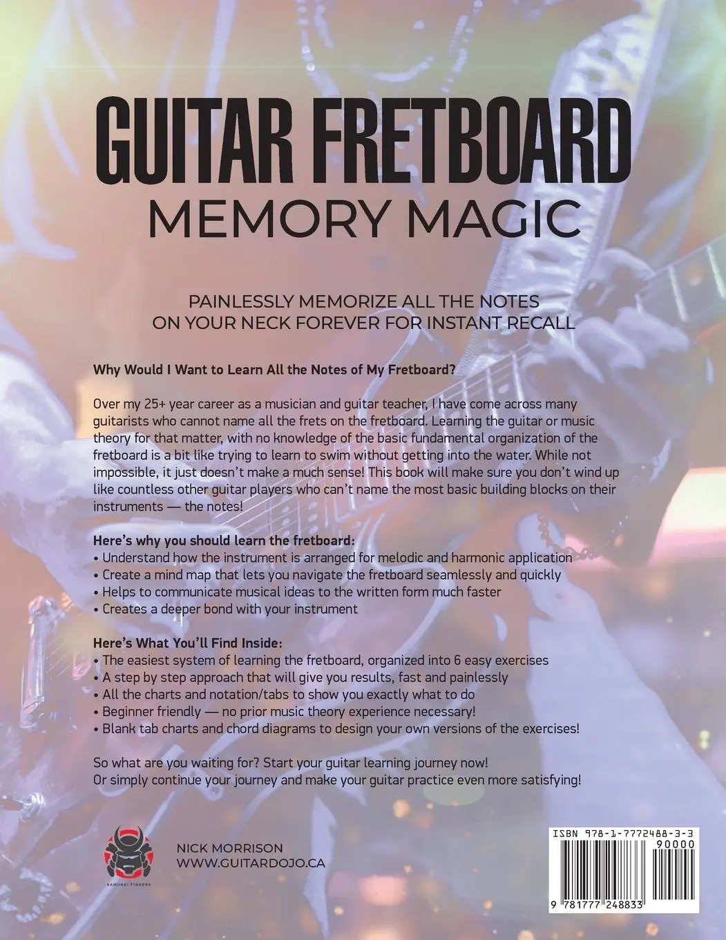 Rückseite: 9781777248833 | Guitar Fretboard Memory Magic | Nick Morrison | Taschenbuch | Englisch