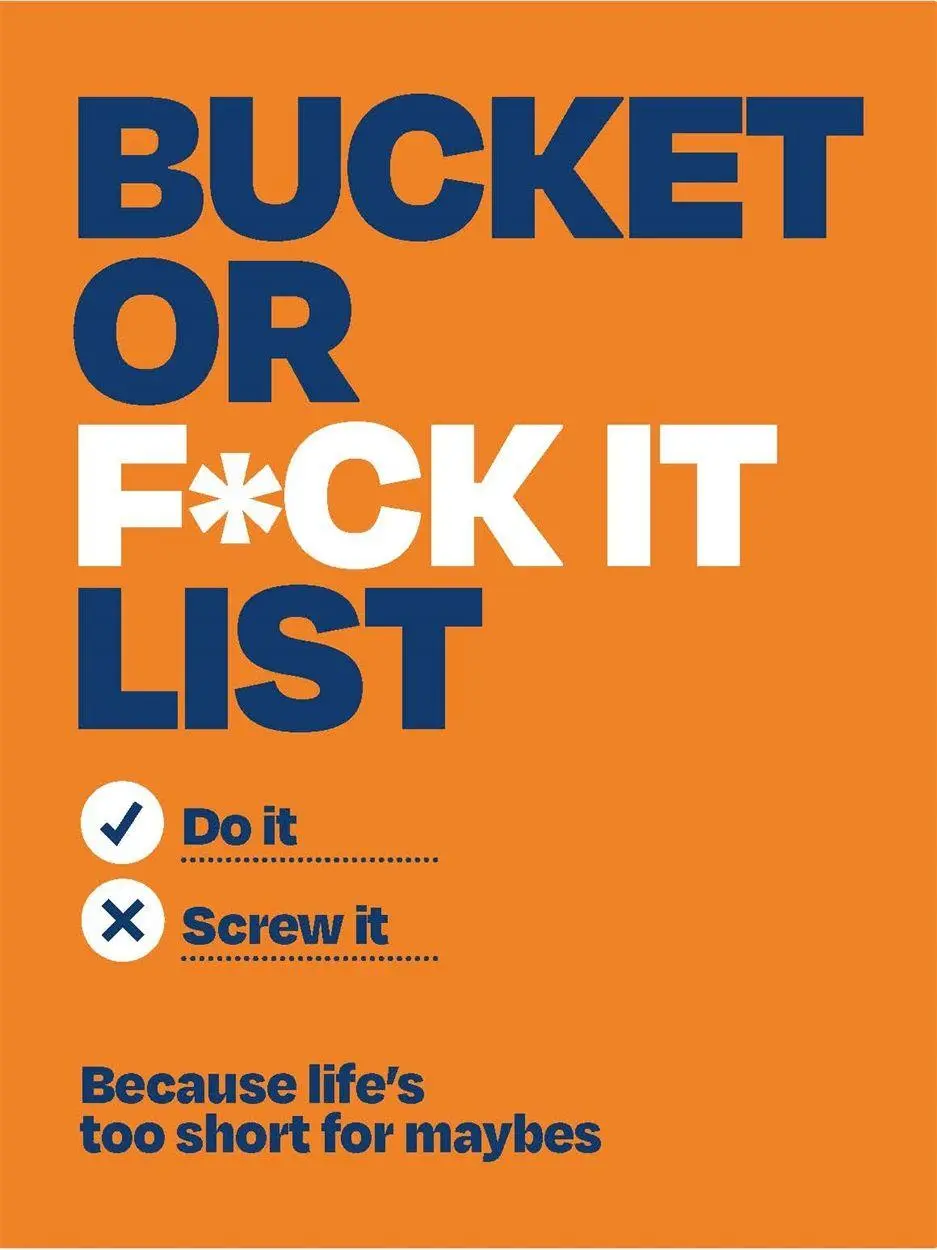 Cover: 9781789298833 | Bucket or F*ck It List | Do It or Screw It | Michael O'Mara Books