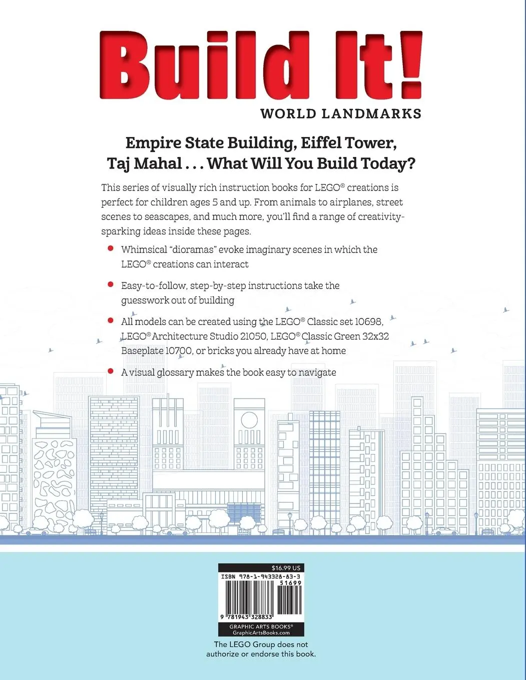Rückseite: 9781943328833 | Build It! World Landmarks | Jennifer Kemmeter | Taschenbuch | Englisch