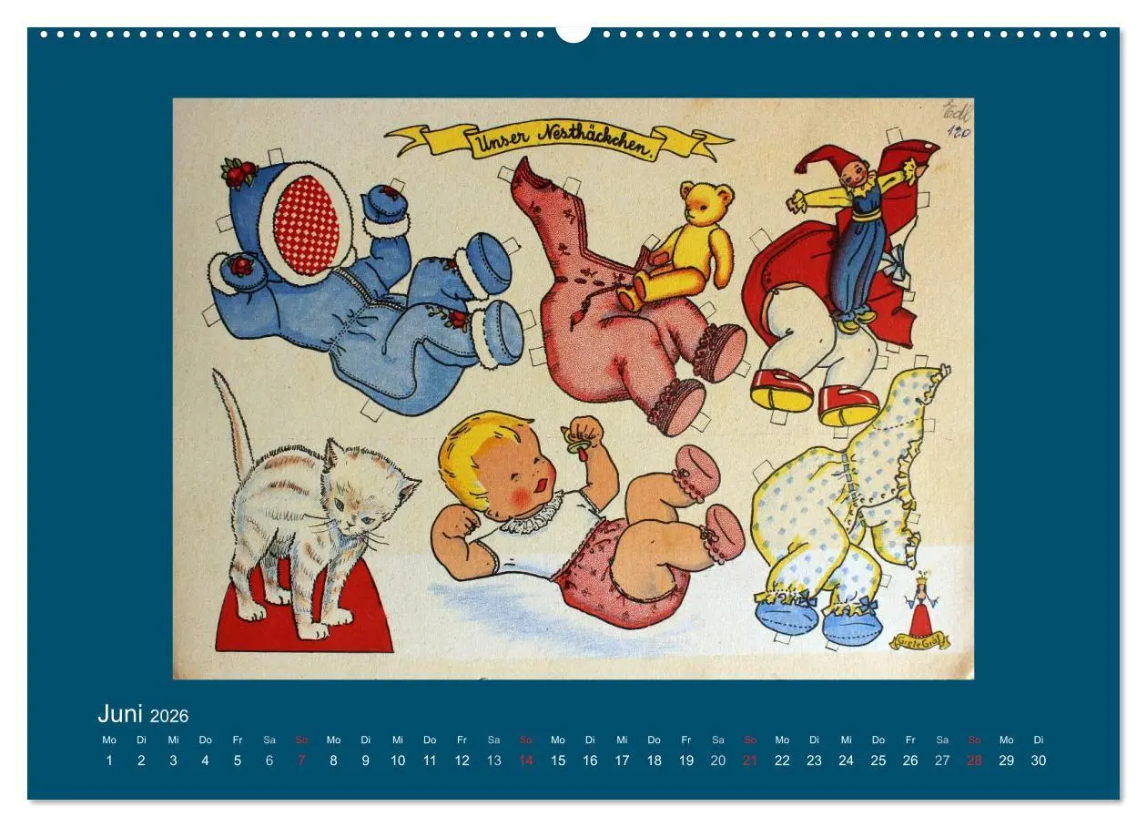 Bild: 9783516128833 | Alte europäische Ankleidepuppen aus Papier (hochwertiger Premium...