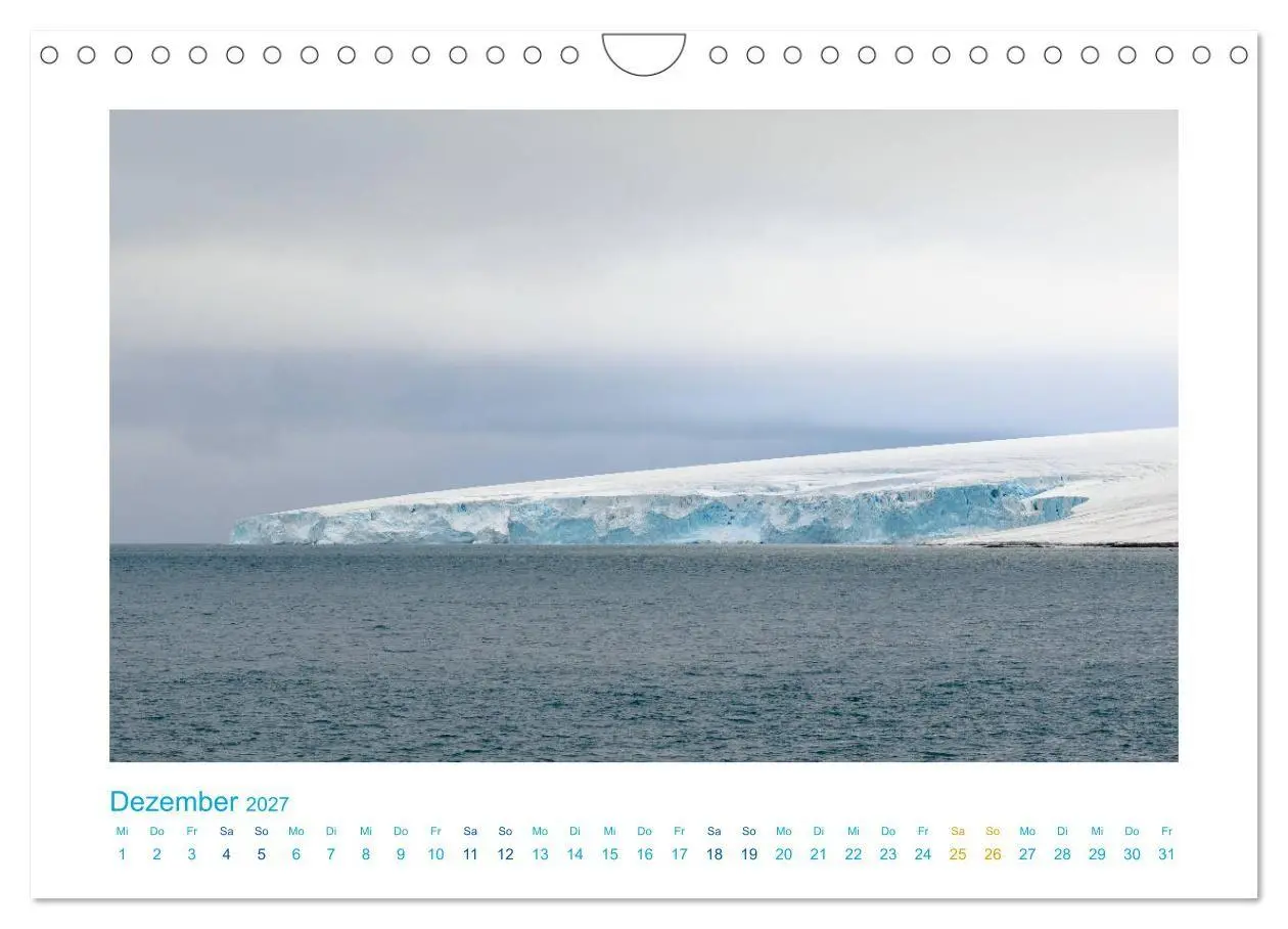 Bild: 9783569768833 | Spitzbergen - Landschaft - Eis - Tierwelt (Wandkalender 2027 DIN A4...